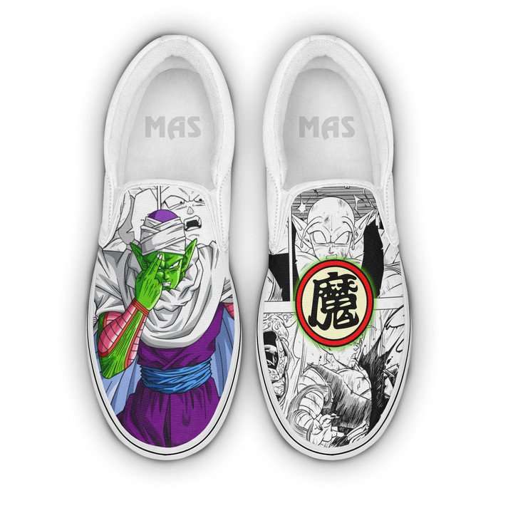 Piccolo Shoes Dragon Ball Anime Slip On Sneakers 90sfootwear Custom
